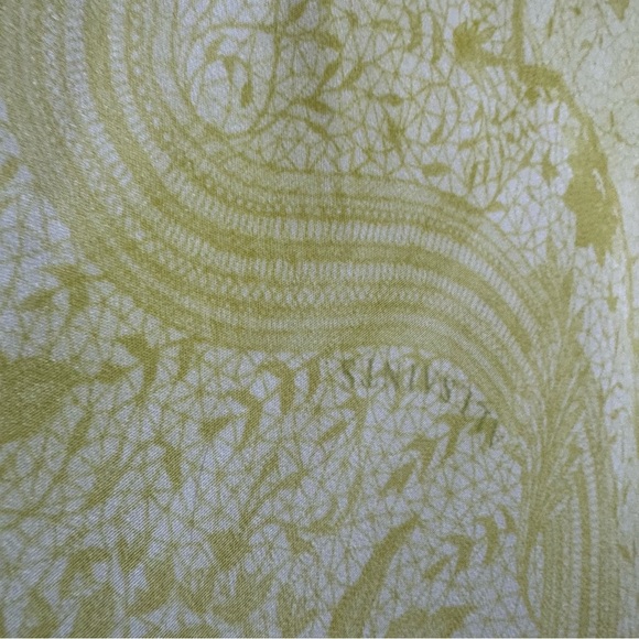 All Saints Bryony Estrella Midi Slip Dress Zest Yellow Bias Cut Sleeveless - Picture 11 of 15